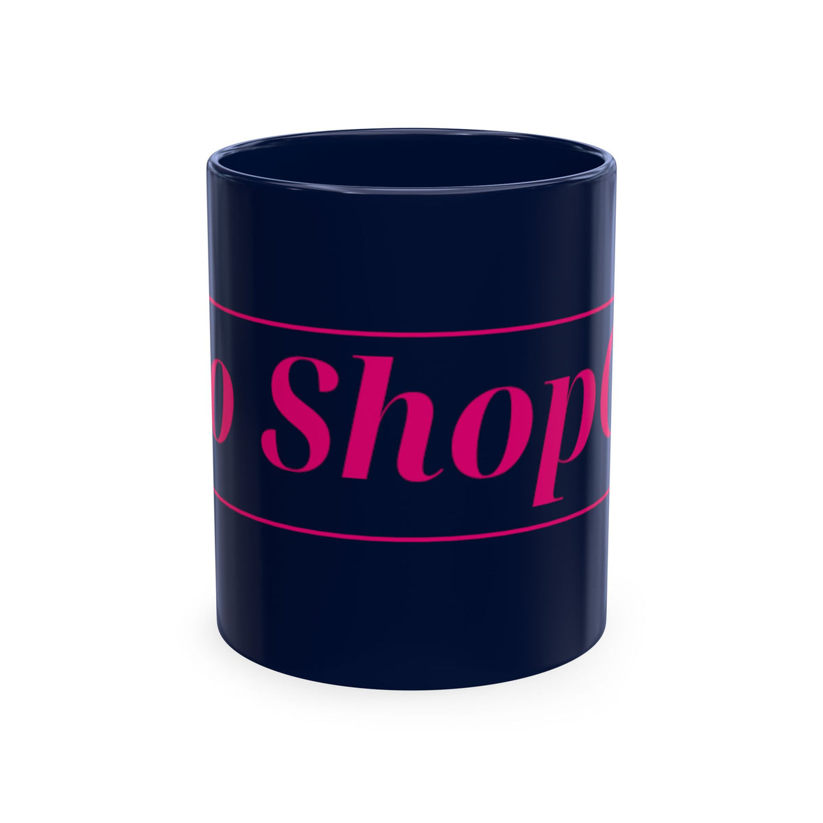 No ShopCo Logo 11oz mug, fuchsia logo – photo 5