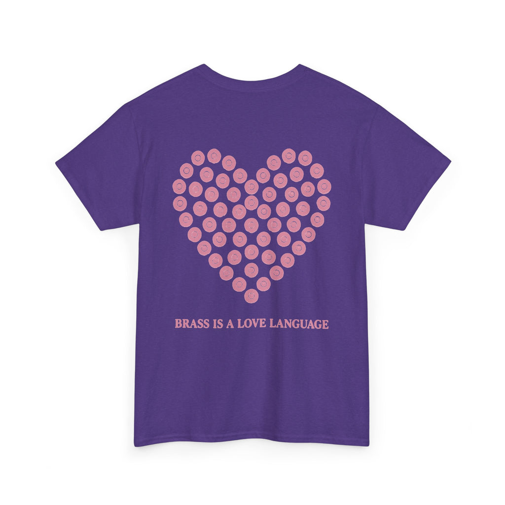 No ShopCo Brass Is A Love Language T-shirt, pink – photo 30