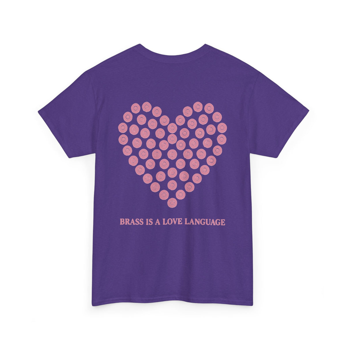 No ShopCo Brass Is A Love Language T-shirt, pink – photo 30