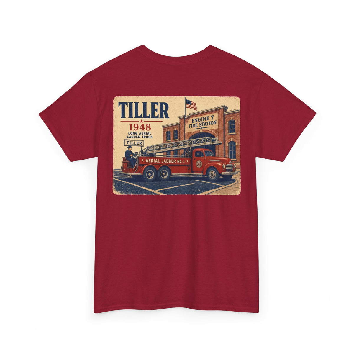 No ShopCo Tiller 48 fire engine T-shirt – photo 20