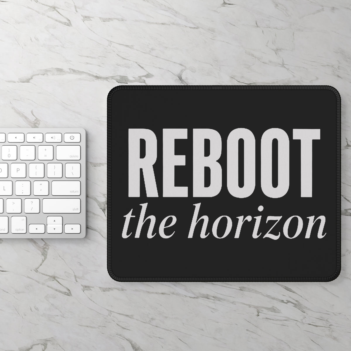 No ShopCo Reboot The Horizon black gaming mouse pad – photo 2