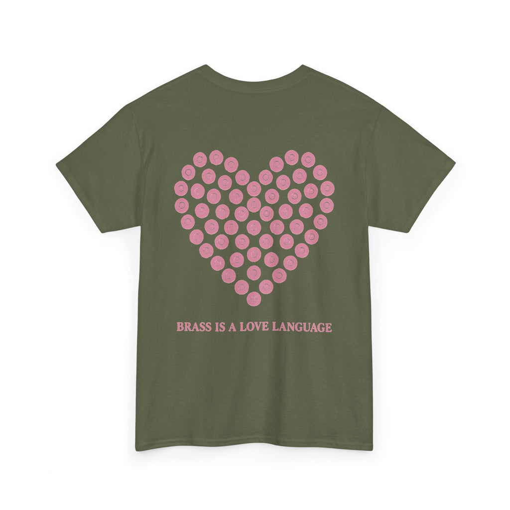 No ShopCo Brass Is A Love Language T-shirt, pink – photo 19