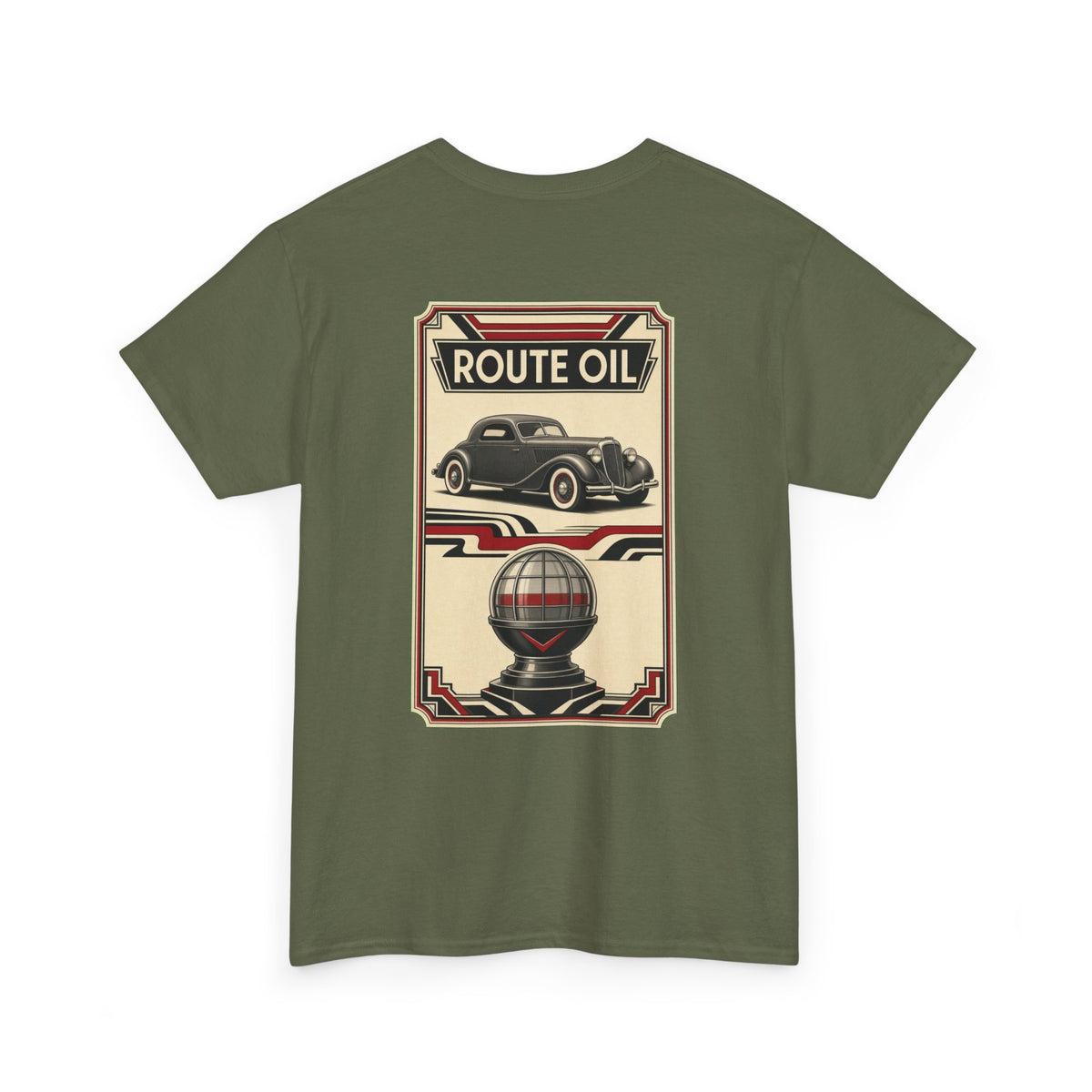No ShopCo Route Oil retro automotive T-shirt – photo 2