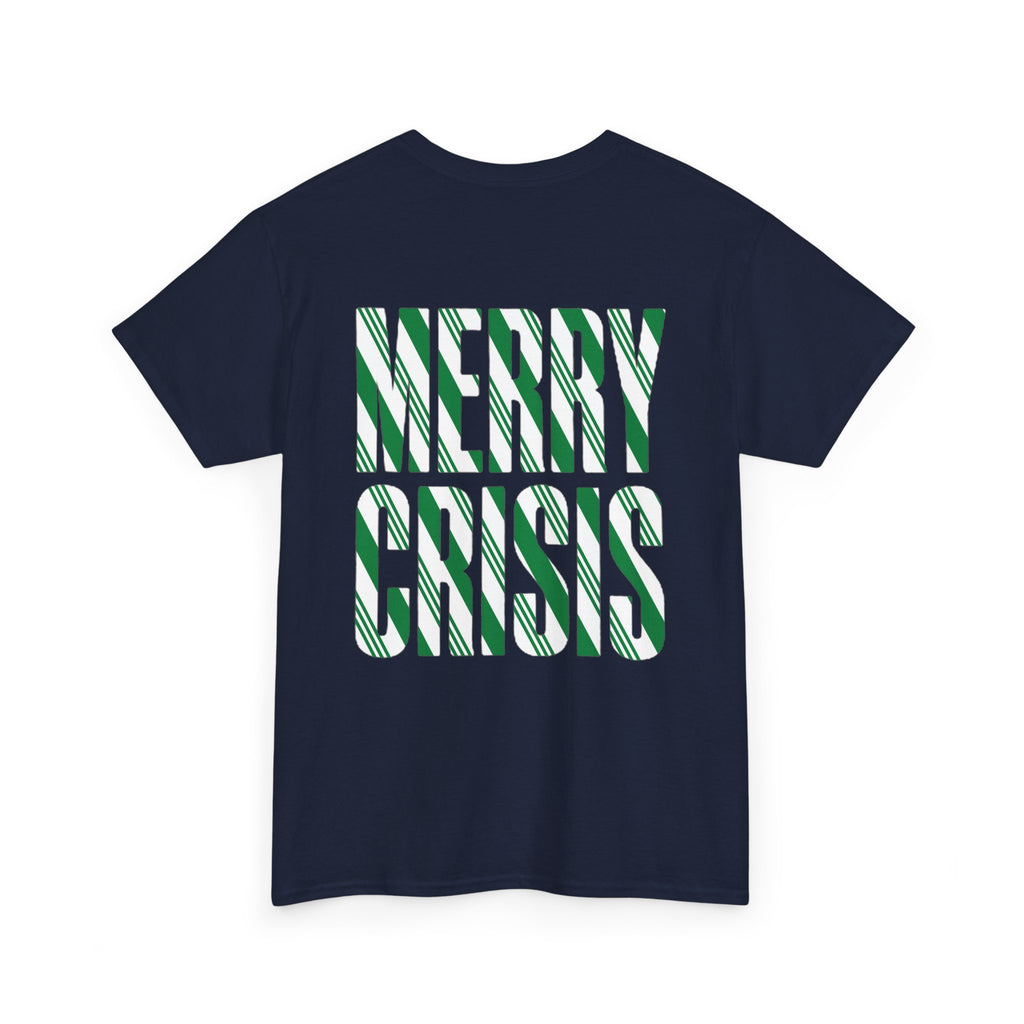 No ShopCo Merry Crisis T-shirt, green & white – photo 20