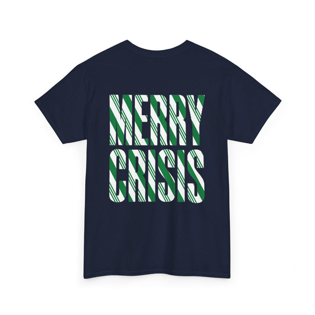 No ShopCo Merry Crisis T-shirt, green & white – photo 20