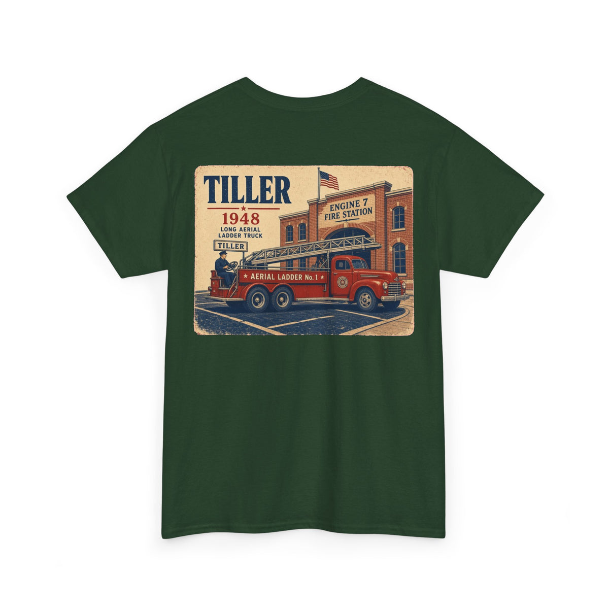 No ShopCo Tiller 48 fire engine T-shirt – photo 17