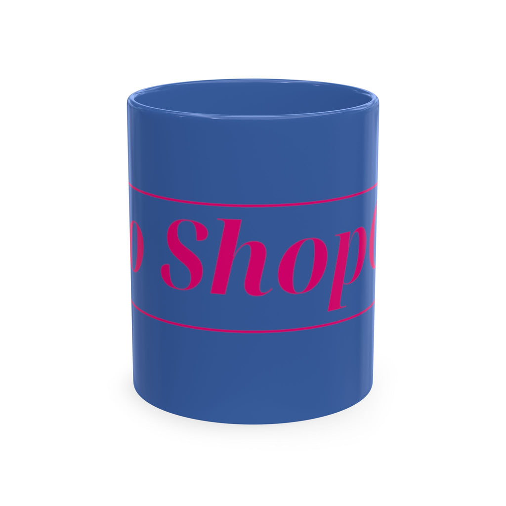 No ShopCo Logo 11oz mug, fuchsia logo – photo 8