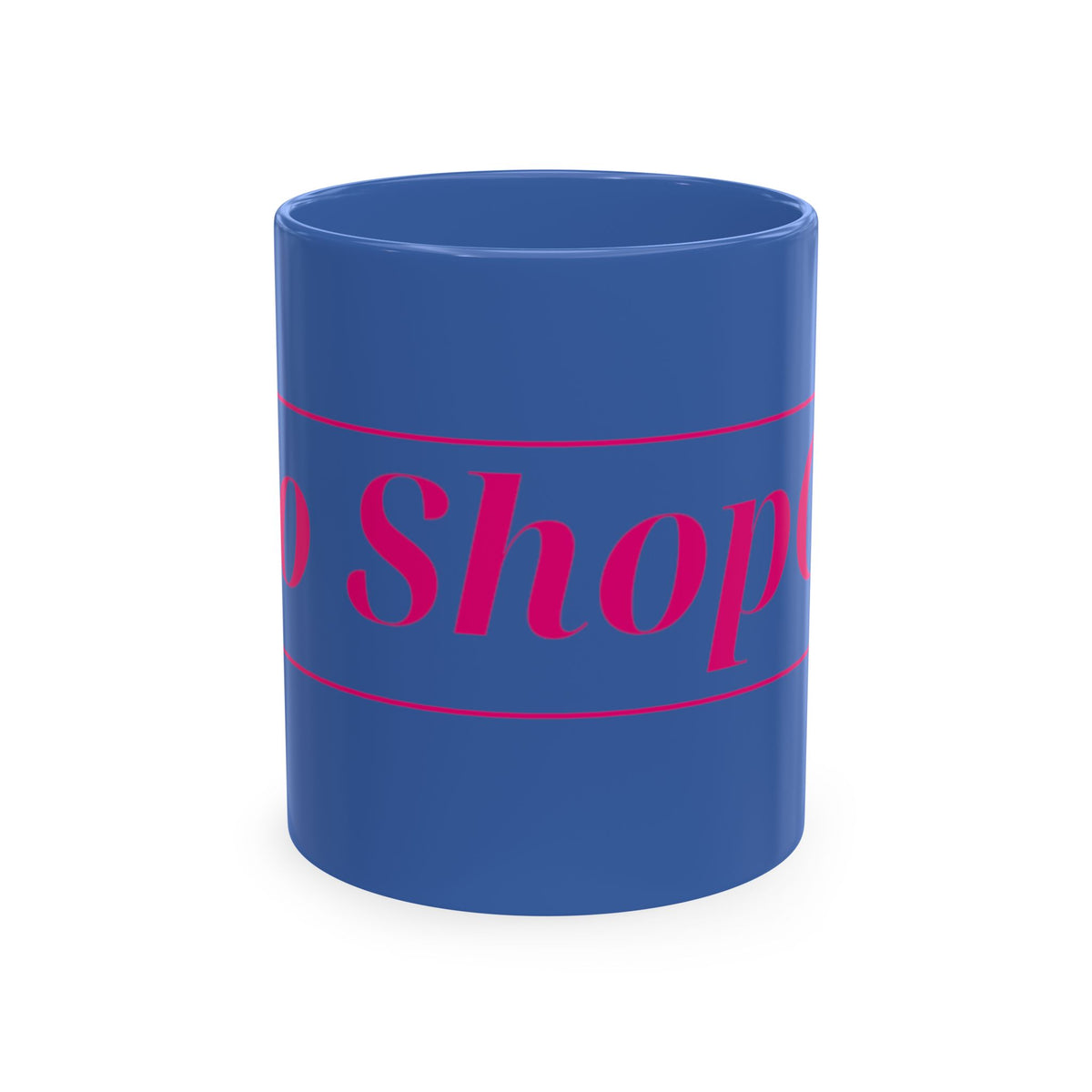 No ShopCo Logo 11oz mug, fuchsia logo – photo 8