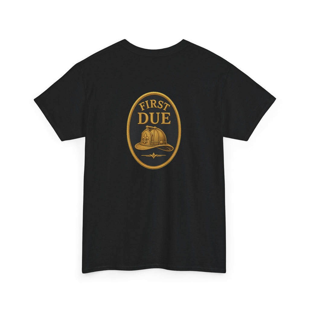 No ShopCo FIRST DUE firefighter T-shirt, black logo – photo 21