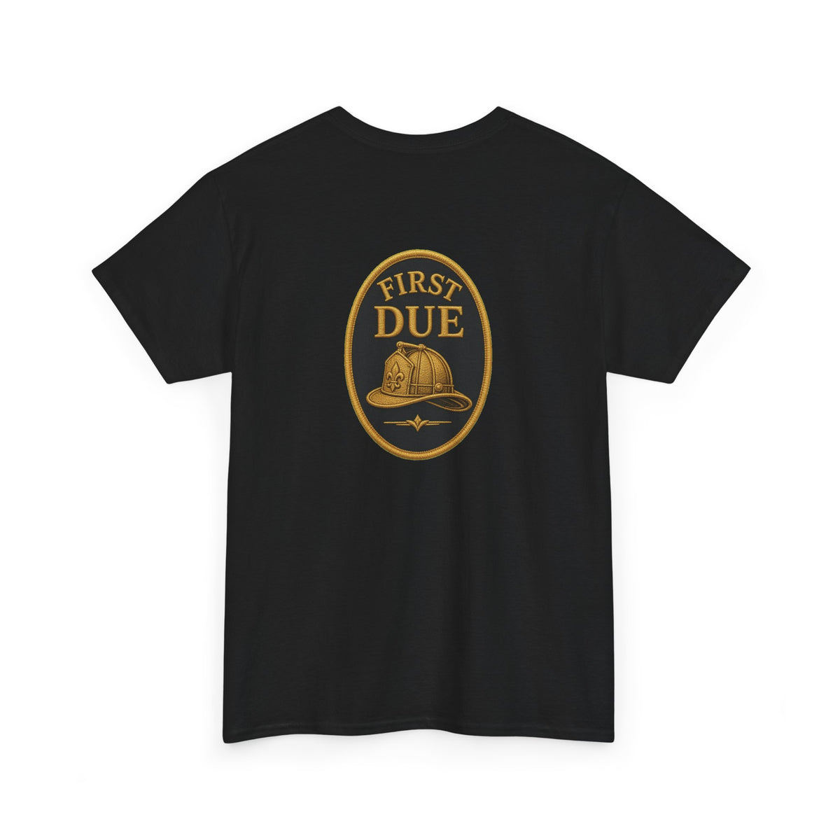 No ShopCo FIRST DUE firefighter T-shirt, black logo – photo 21