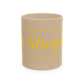 No ShopCo Logo 11oz mug, yellow logo – photo 2