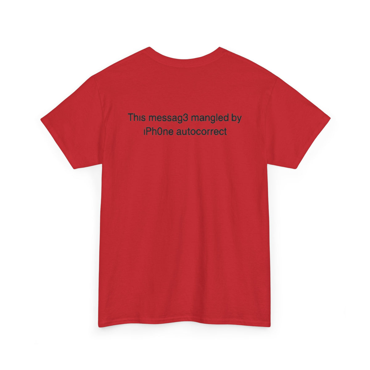 No ShopCo Autocorrect Humor T-shirt, black graphic – photo 13
