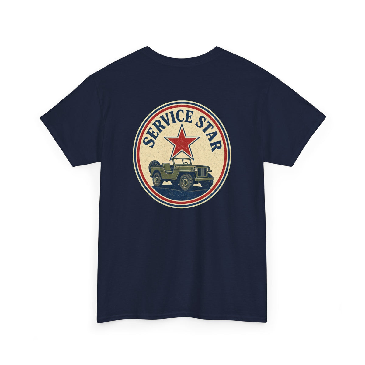 No ShopCo Service Star retro military T-shirt – photo 2