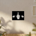 No ShopCo Pointer Finger unframed matte poster wall art