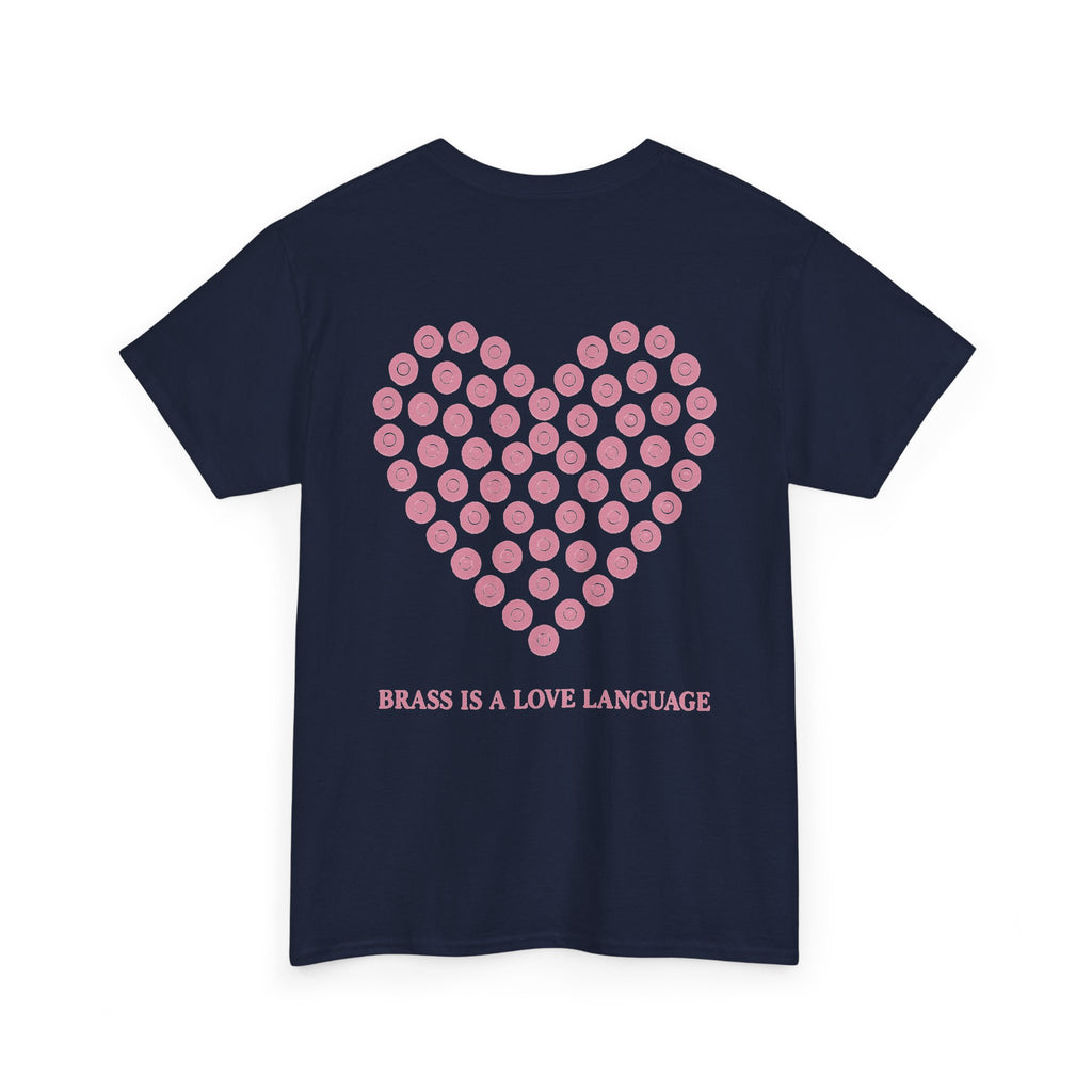 No ShopCo Brass Is A Love Language T-shirt, pink – photo 22