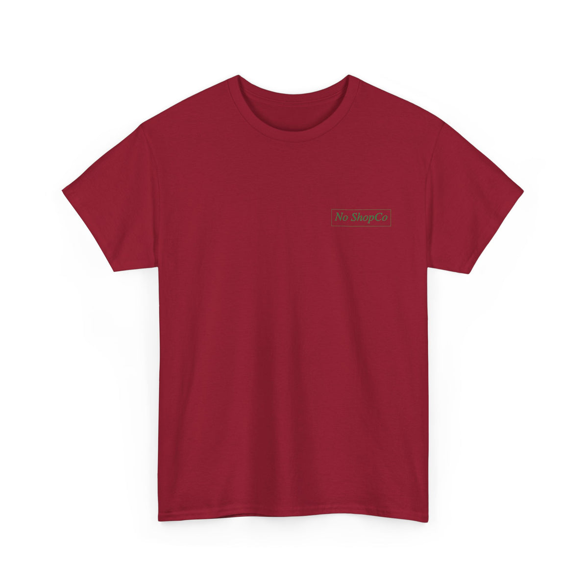 No ShopCo Merry Crisis T-shirt, red & green, green logo – photo 11