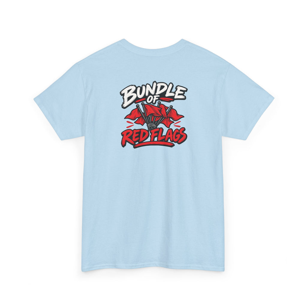 No ShopCo Bundle of Red Flags T-shirt, black & red – photo 14