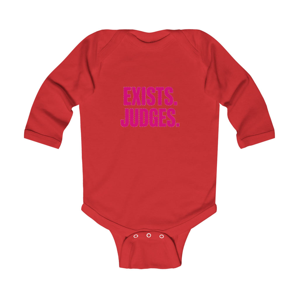 No ShopCo Exists. Judges. bodysuit, pink long-sleeve – photo 6
