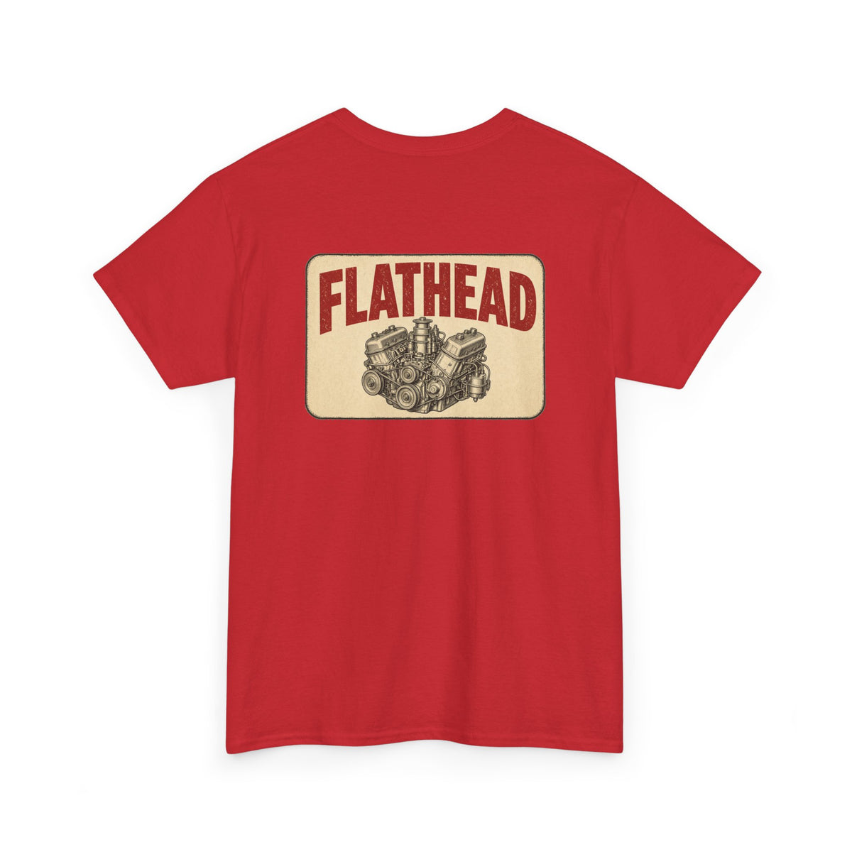 No ShopCo Flathead T-shirt, red logo – photo 16
