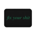 No ShopCo FYS 3 x 2 inch tactical patch, military green script on black