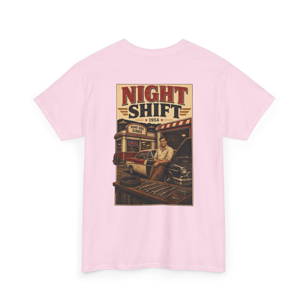 No ShopCo Night Shift T-shirt, red logo – photo 15
