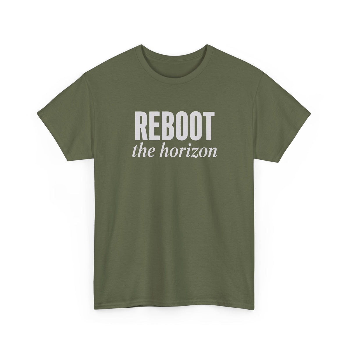 No ShopCo Reboot The Horizon T-shirt, white front graphic – photo 3