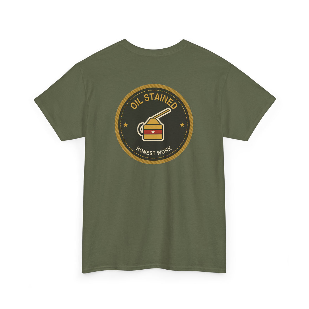 No ShopCo Oil Stained retro automotive T-shirt – photo 3
