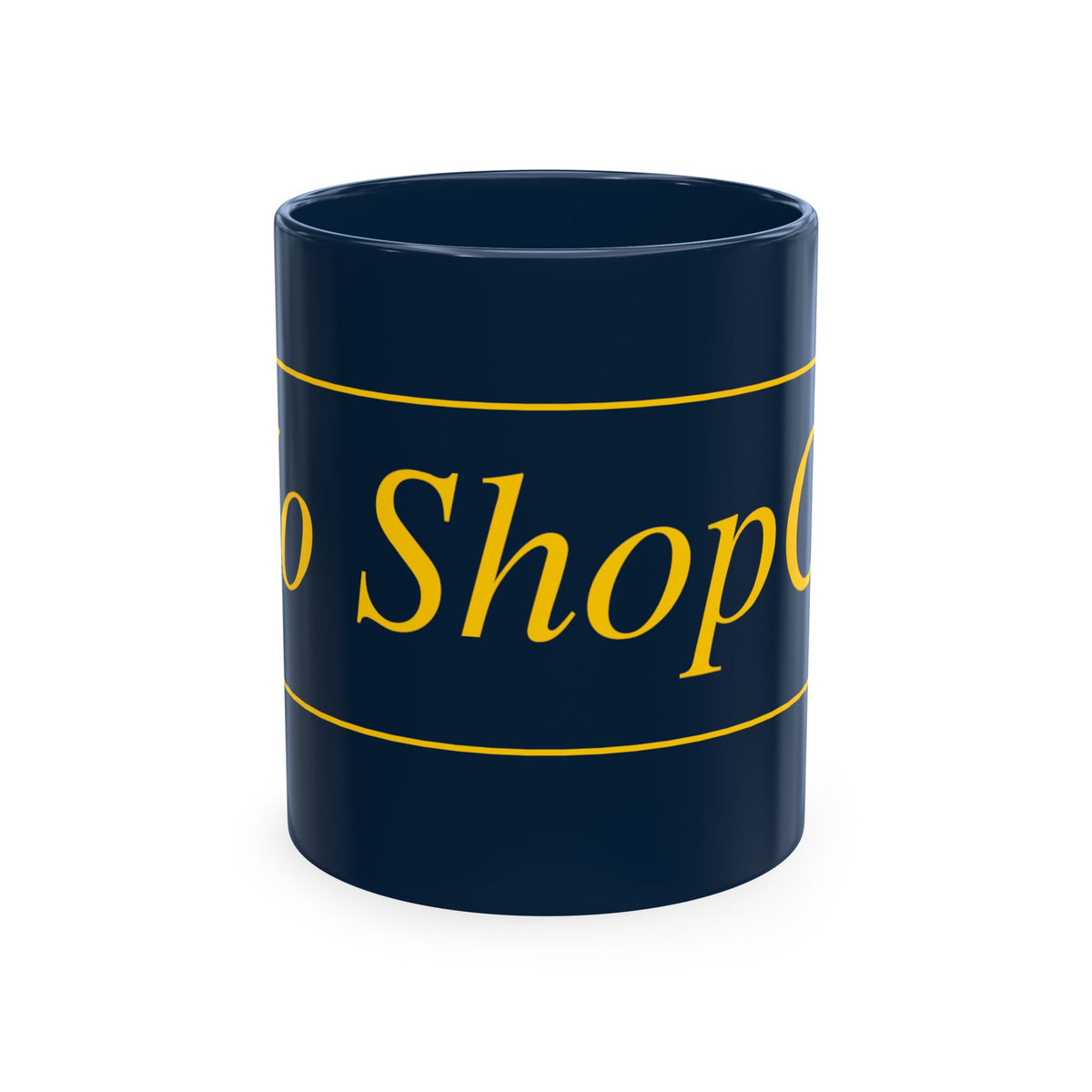No ShopCo Logo 11oz mug, yellow logo – photo 10