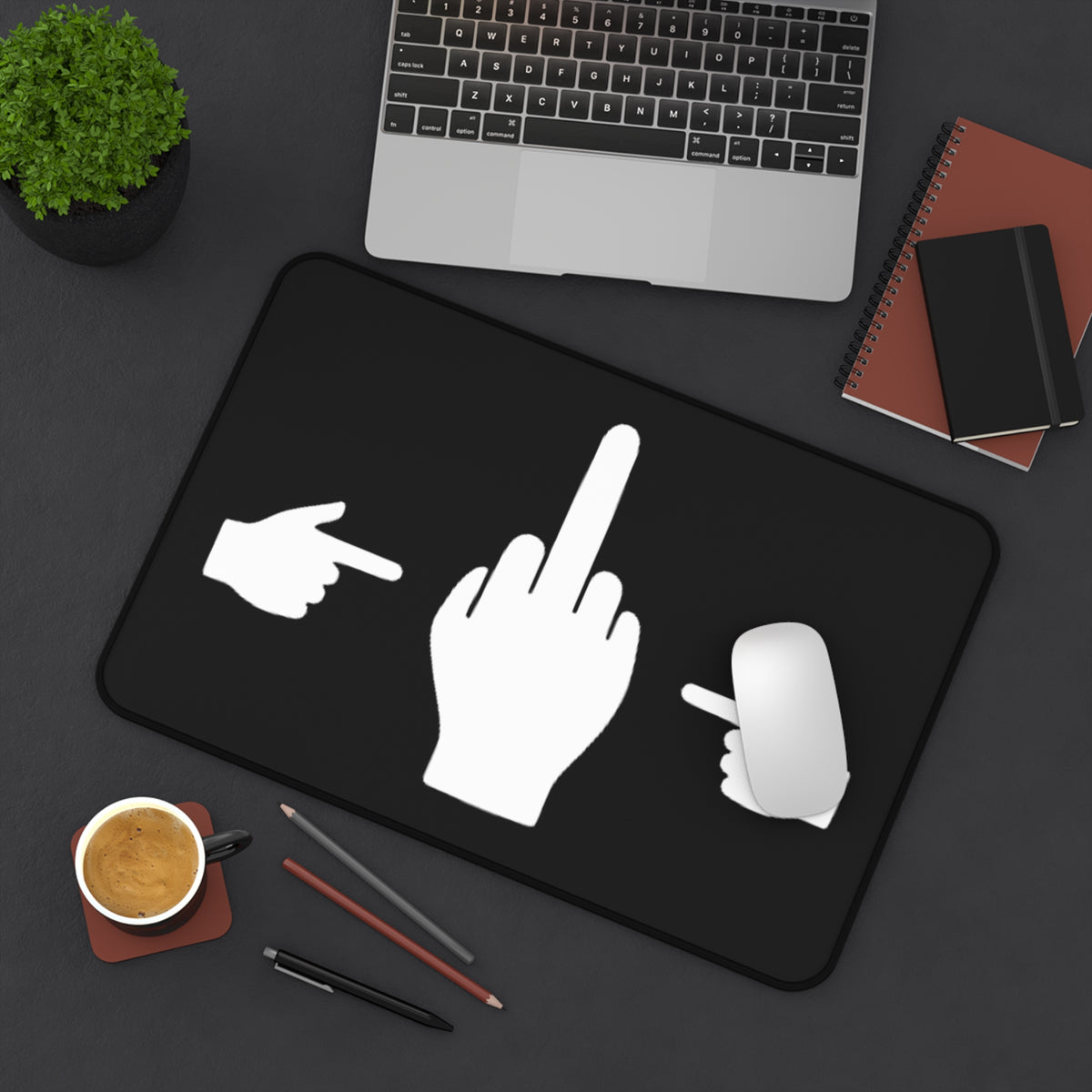 No ShopCo Pointer Finger black desk mat – photo 5