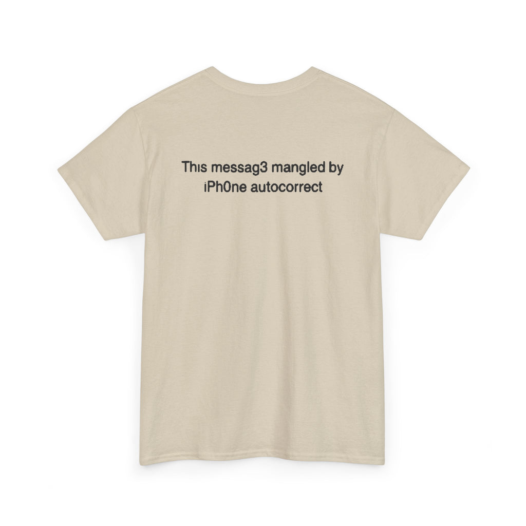 No ShopCo Autocorrect Humor T-shirt, black graphic – photo 9