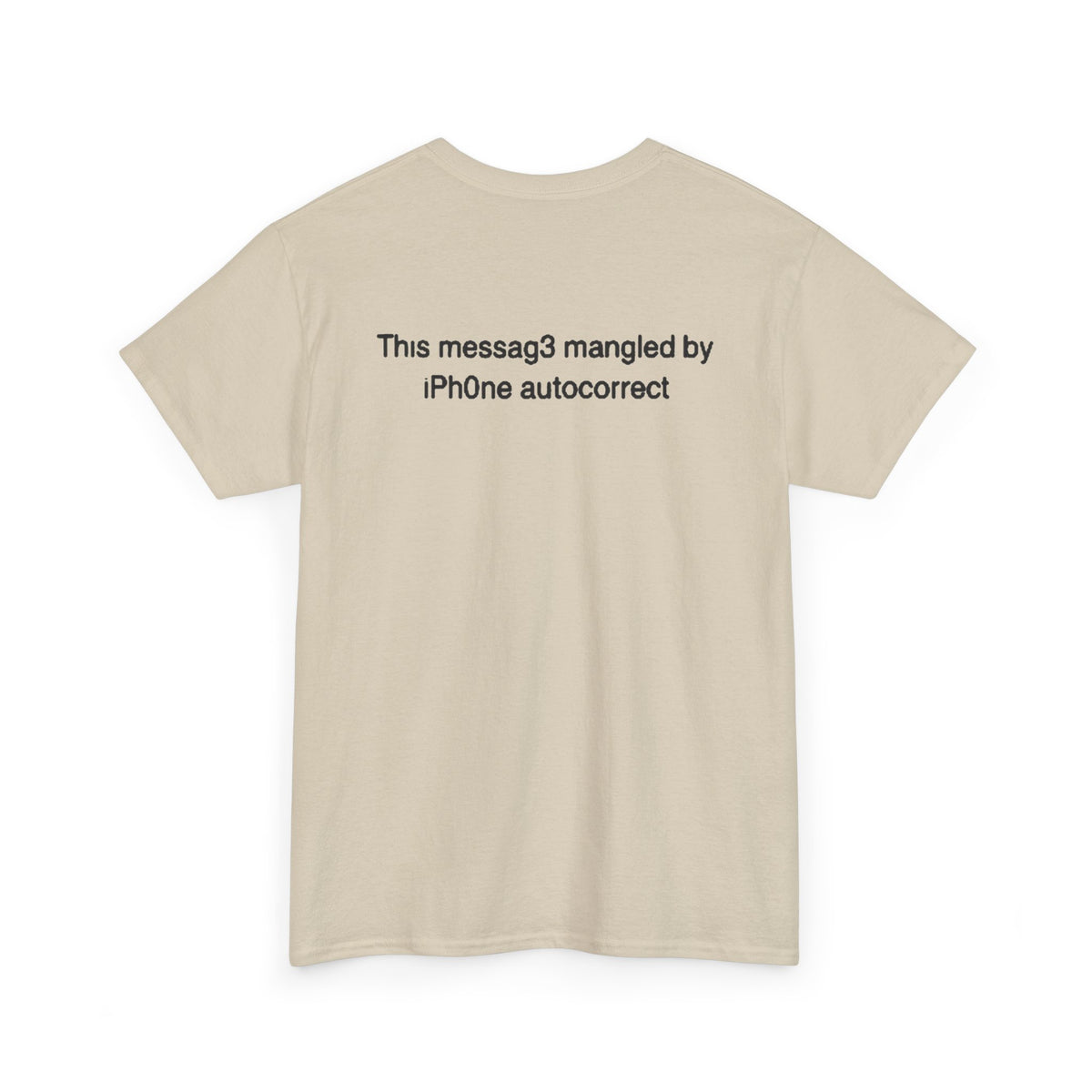 No ShopCo Autocorrect Humor T-shirt, black graphic – photo 9