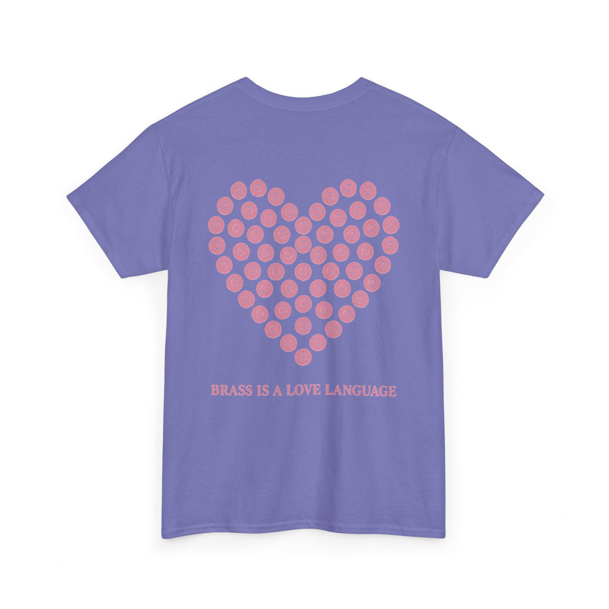 No ShopCo Brass Is A Love Language T-shirt, pink – photo 29