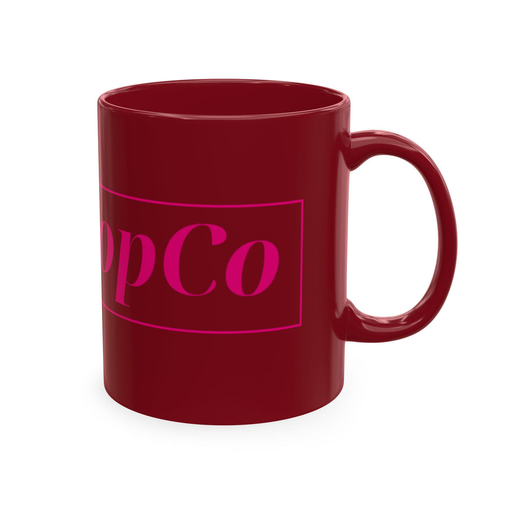 No ShopCo Logo 11oz mug, fuchsia logo – photo 23