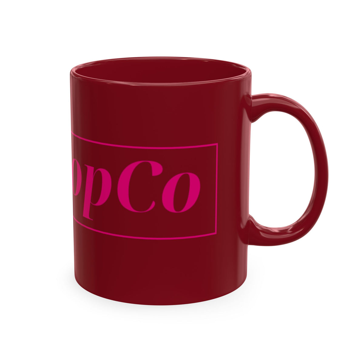 No ShopCo Logo 11oz mug, fuchsia logo – photo 23
