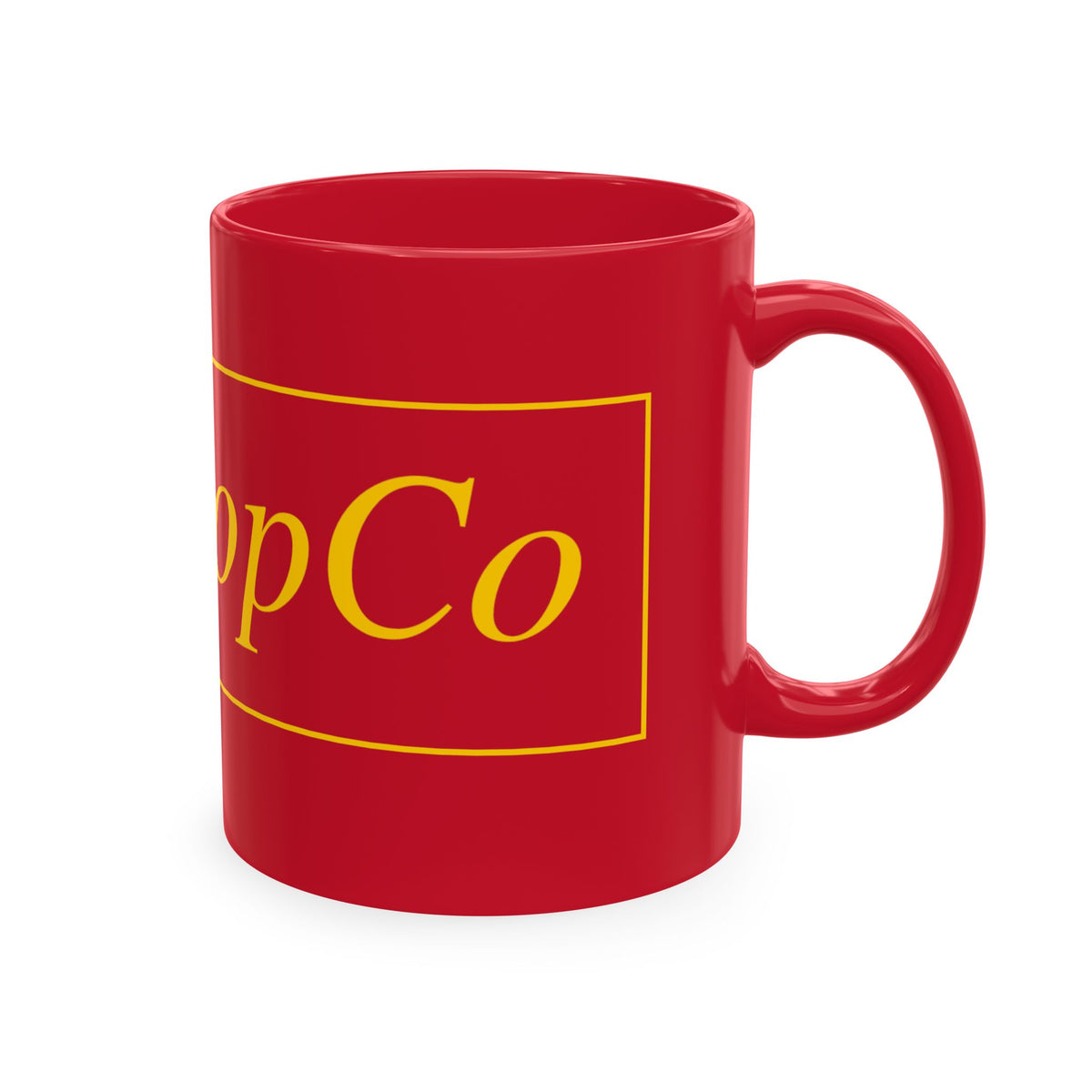 No ShopCo Logo 11oz mug, yellow logo – photo 48
