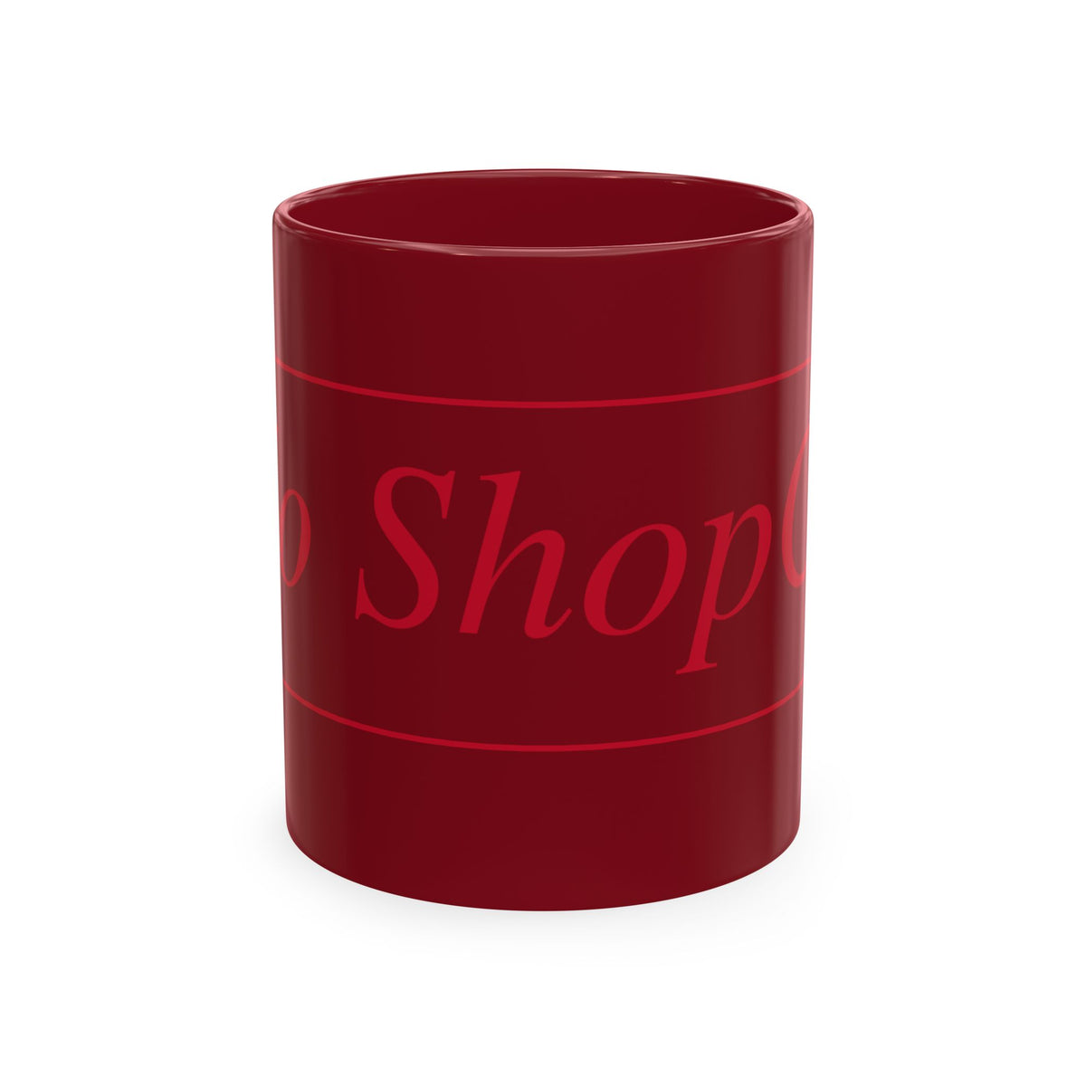No ShopCo Logo 11oz mug, red logo – photo 4
