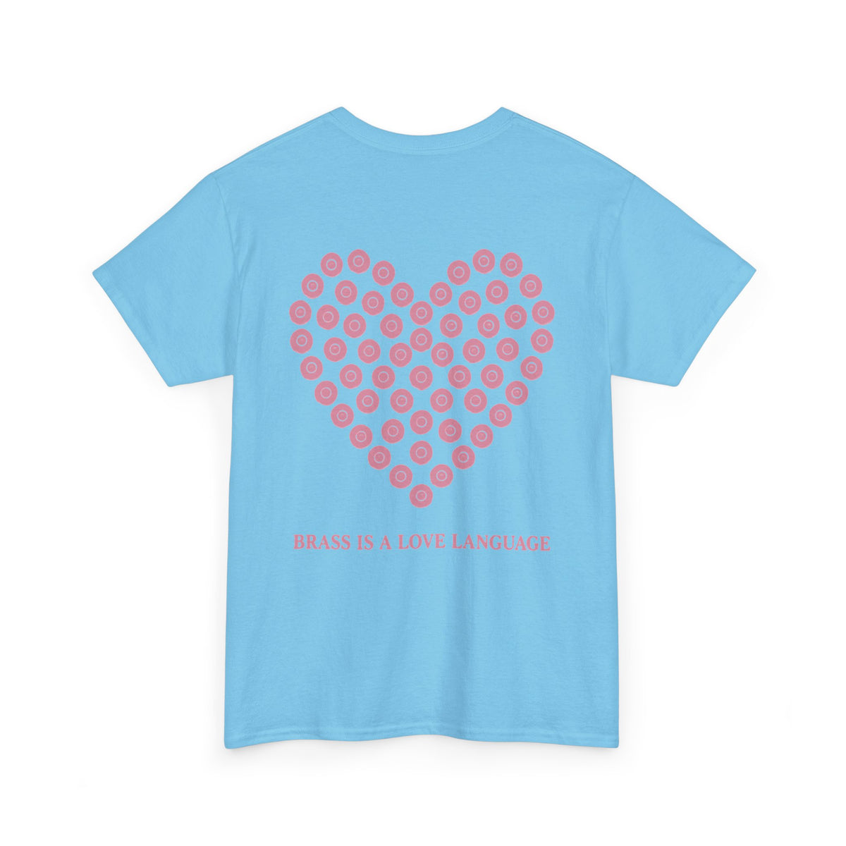 No ShopCo Brass Is A Love Language T-shirt, pink – photo 26