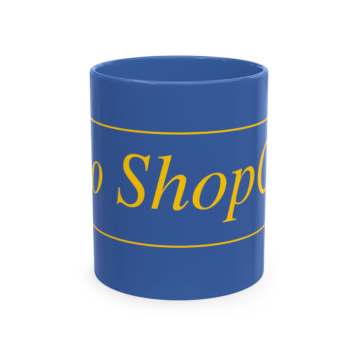No ShopCo Logo 11oz mug, yellow logo – photo 8