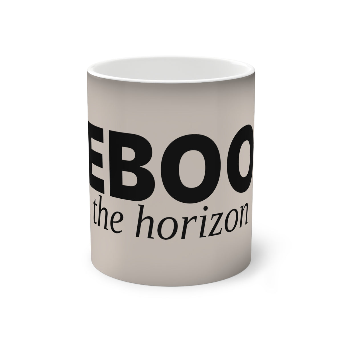 No ShopCo Reboot 11oz color-changing ceramic coffee mug