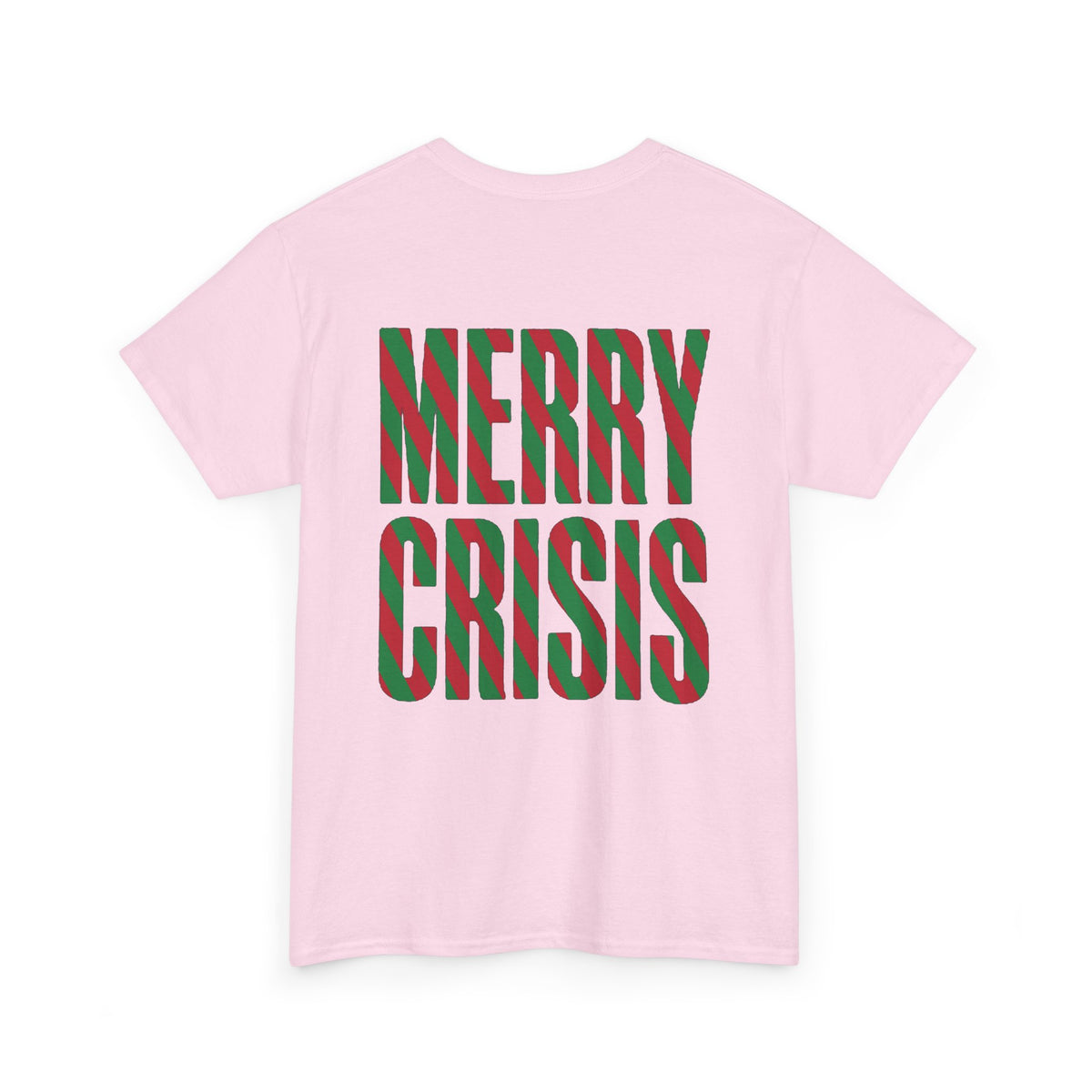 No ShopCo Merry Crisis T-shirt, red & green, green logo – photo 18