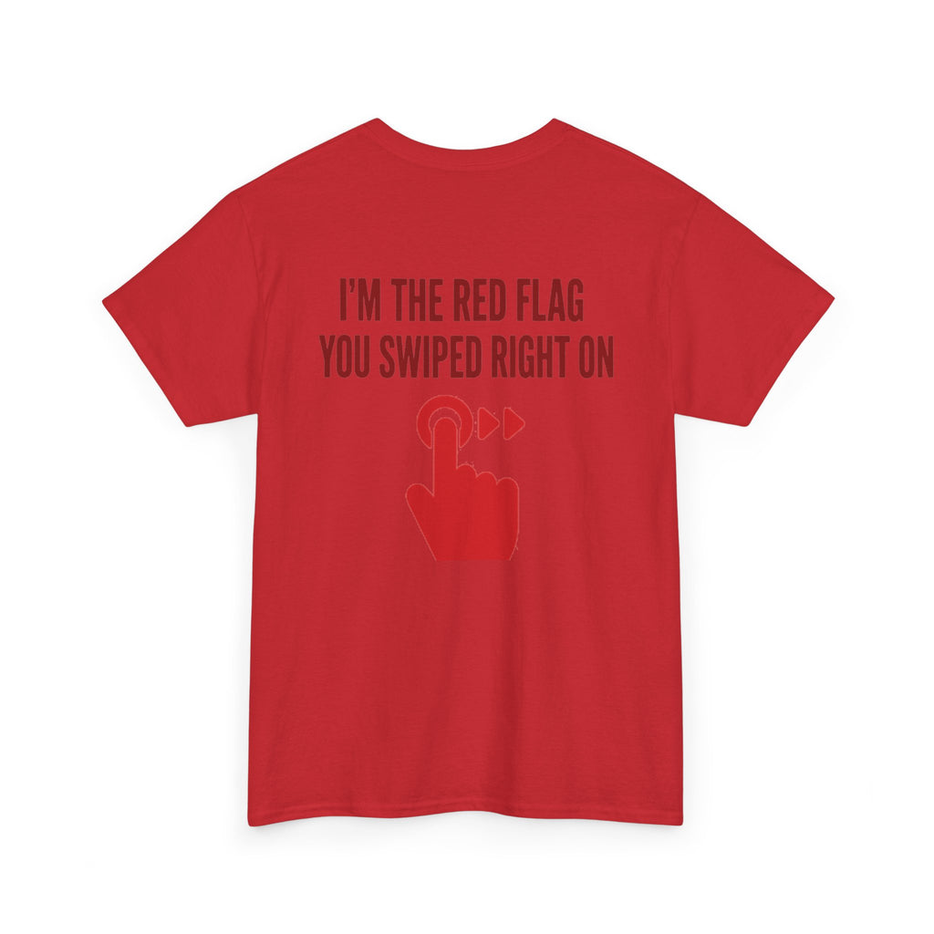 No ShopCo Red Flag T-shirt, red graphic – photo 14