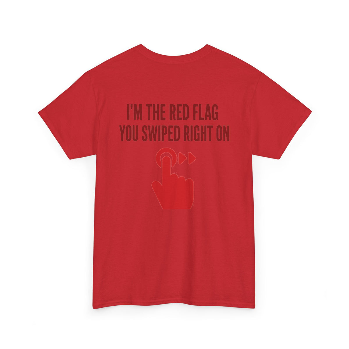 No ShopCo Red Flag T-shirt, red graphic – photo 14