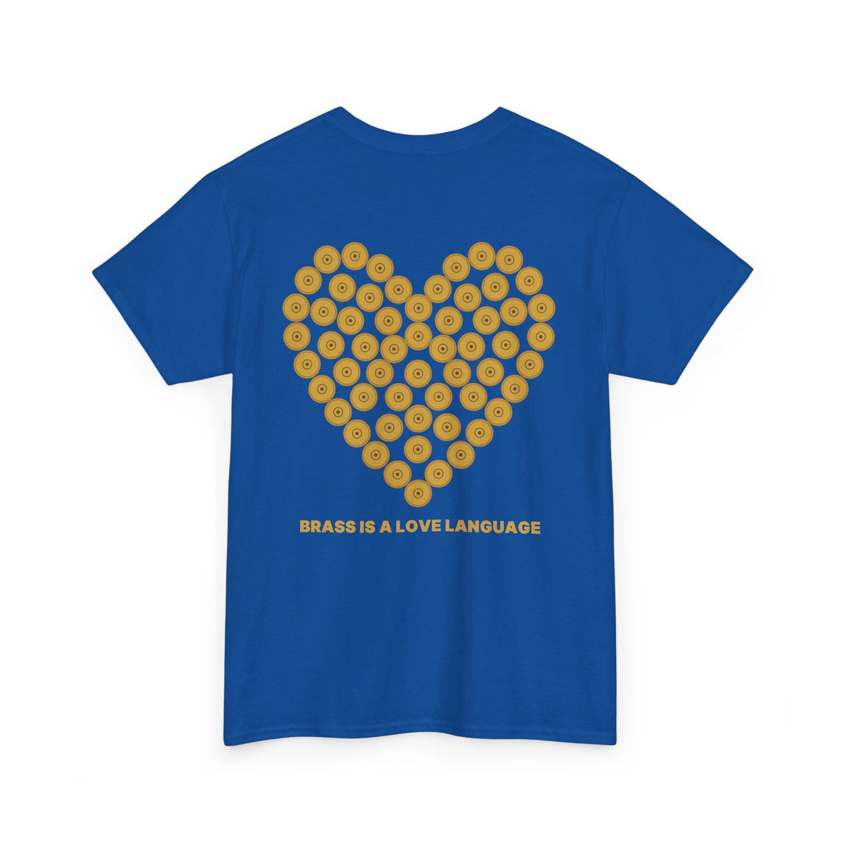 No ShopCo Brass Is A Love Language T-shirt, gold back graphic – photo 11