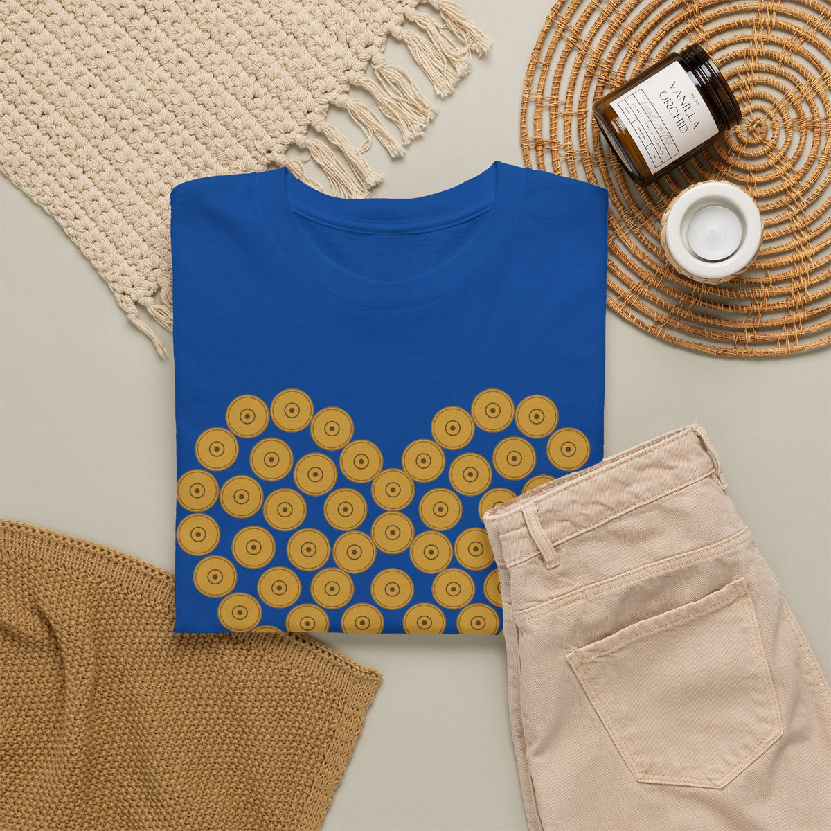 No ShopCo Brass Is A Love Language T-shirt, gold front – photo 14