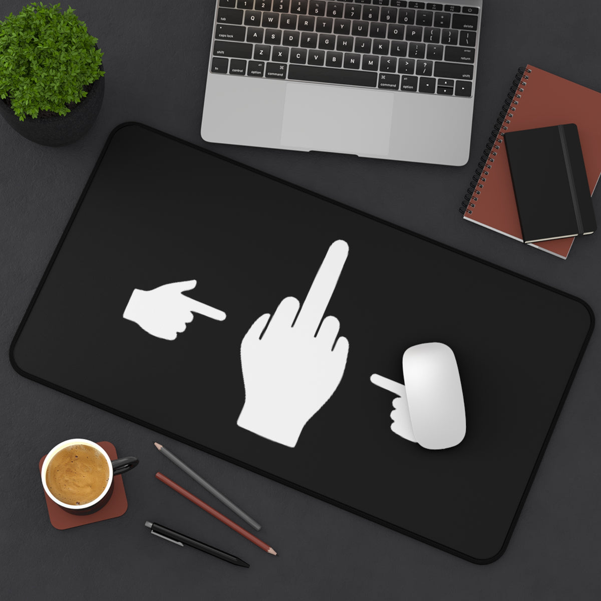 No ShopCo Pointer Finger black desk mat – photo 7