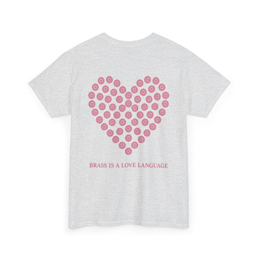No ShopCo Brass Is A Love Language T-shirt, pink – photo 24