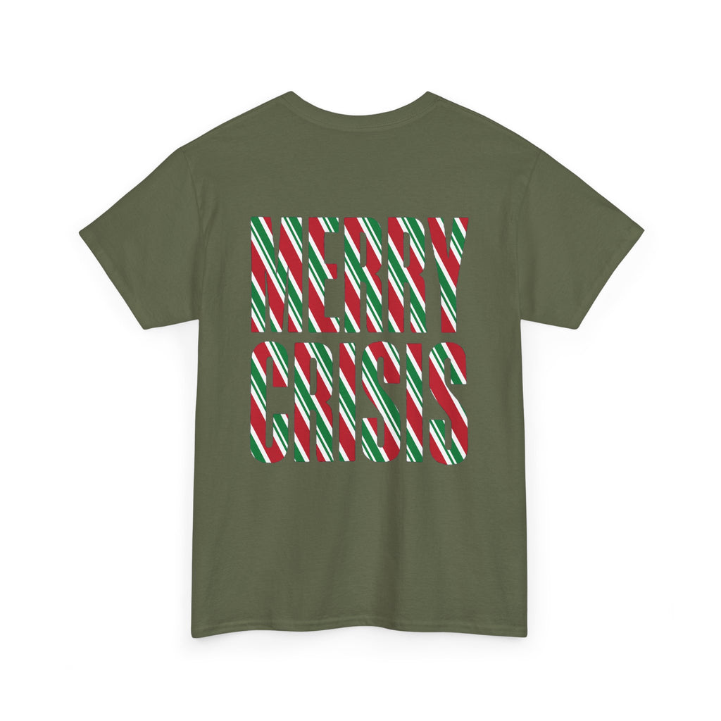 No ShopCo Merry Crisis T-shirt, tricolor, green logo – photo 16