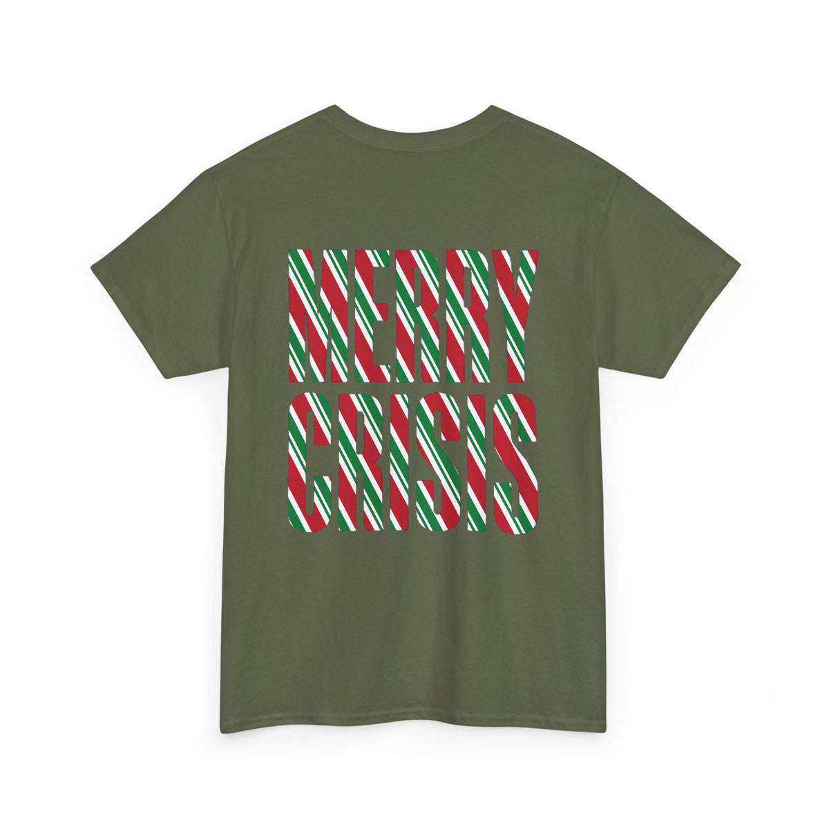 No ShopCo Merry Crisis T-shirt, tricolor, green logo – photo 16