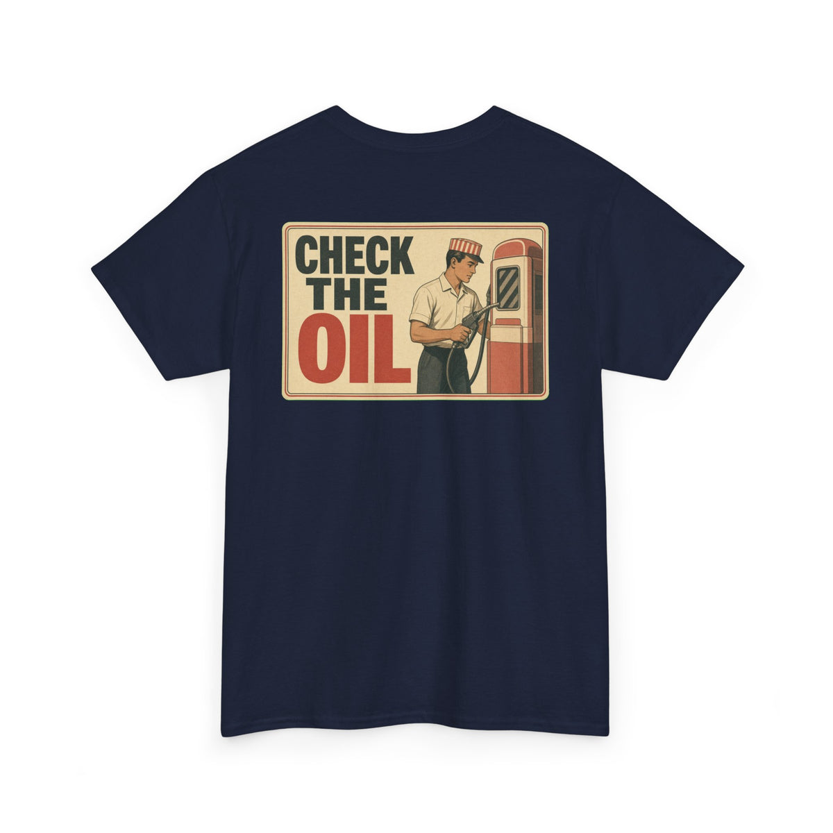 No ShopCo Check The Oil retro automotive T-shirt – photo 16