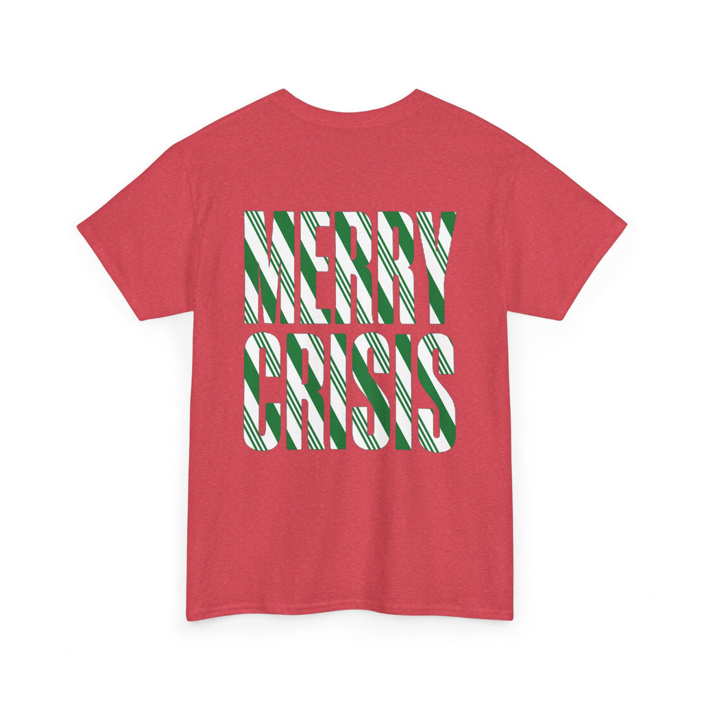 No ShopCo Merry Crisis T-shirt, green & white – photo 21